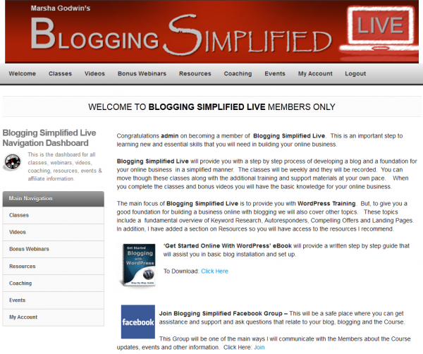 Blogging Simplified Live